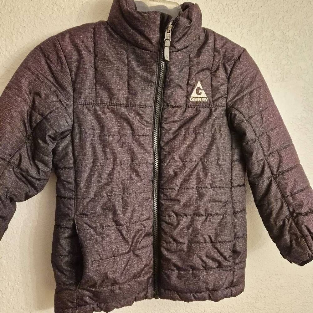 NWOT GERRY Kids Puffer Jacket Grey: XS 5-6